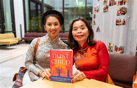 She writes novels about Vietnamese women. An audiobook narrator gives them a voice